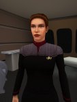 Ensign Telsia Murphy. Screenshot aus Elite Force II.